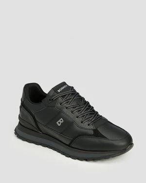 Buty Skórzane Męskie Bogner Newport 10 A Czarny