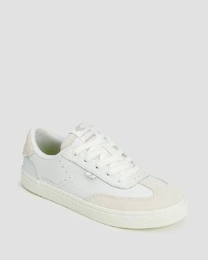 Buty Skórzane Męskie Cariuma Toca White Premium Leather Smoke White Suede