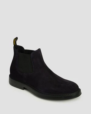 Buty Skórzane Męskie Doucal's Beatles Visone Czarne