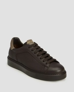Buty Skórzane Męskie Doucal's Gervaso Brązowe