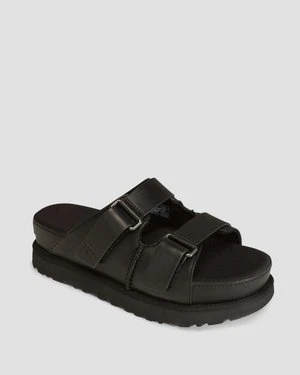 Buty skórzane na platformie damskie UGG Goldenstar Hi Slide