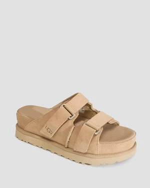 Buty skórzane na platformie damskie UGG Goldenstar Hi Slide