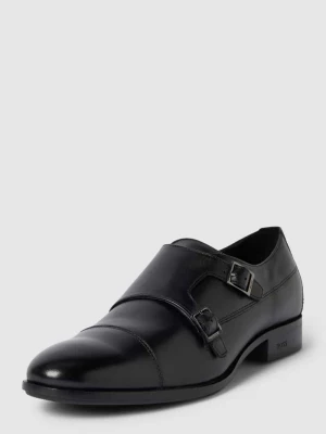 Buty skórzane z paskiem monk strap model ‘Colby’ Boss