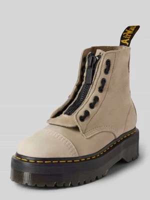 Buty skórzane z podeszwą na platformie model ‘Sinclair’ Dr. Martens