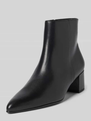 Buty skórzane za kostkę na słupku Högl