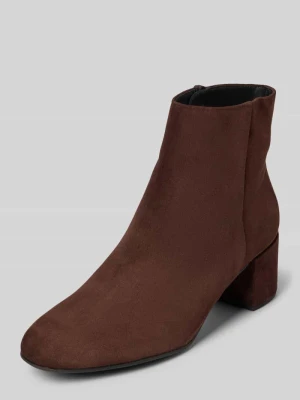 Buty skórzane za kostkę na słupku Högl