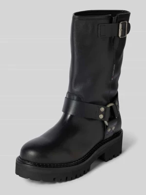 Buty skórzane ze sprzączką model ‘URBAN BIKER BOOT’ Tommy Jeans