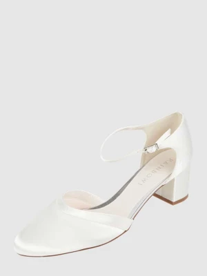 Buty ślubne z satyny Rainbow Club Złamany biały