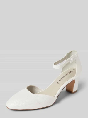 Buty ślubne ze sprzączką tamaris