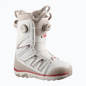 Buty snowboardowe damskie Salomon Ivy Boa SJ Boa W almond milk / white pepper / haute red Beżowy