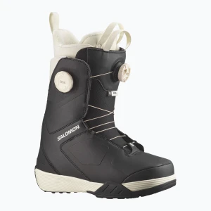 Buty snowboardowe damskie Salomon Kiana Dual Boa W black / black / vanilla ice