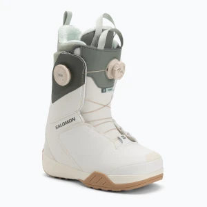 Buty snowboardowe damskie Salomon Kiana Dual Boa W vanillaice/agave green/clearly aqua