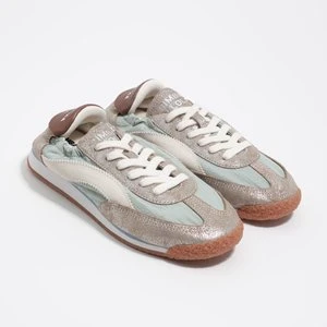 Buty sportowe 13 06 dwoina metalizowane wykończenie nylon zielone BIMBA Y LOLA