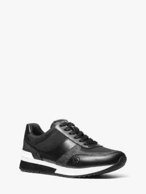 Buty sportowe Andi z płótna z charakterystycznym logo Michael Kors CZARNY (Czarny)