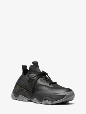 Buty sportowe Atlas z łączonych materiałów Michael Kors CZARNY (Czarny)