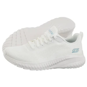 Buty Sportowe Bobs Squad Chaos - Face Off Off White 117209/OFWT (SK207-a) Skechers