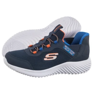Buty Sportowe Bounder Brisk Burst Navy/Blue 403822L/NVBL (SK237-a) Skechers