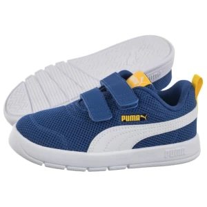 Buty Sportowe Courtflex V3 Mesh Inf Clyde Royal-White-Yellow 398086-05 (PU619-b) Puma