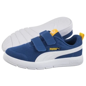 Buty Sportowe Courtflex V3 Mesh PS Clyde Royal-White-Yellow 398085-05 (PU617-b) Puma
