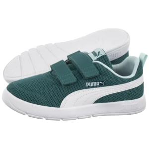 Buty Sportowe Courtflex V3 Mesh PS Emerald Ice-White 398085-18 (PU617-d) Puma