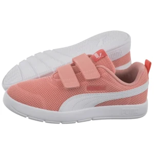 Buty Sportowe Courtflex V3 Mesh PS Pink Fruit-White-Peach Frost 398085-07 (PU617-a) Puma