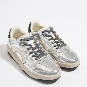 Buty sportowe cupsole 13 57 skóra srebrne BIMBA Y LOLA