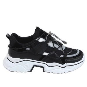 Buty Sportowe Czarne TS-508 Black - Inello