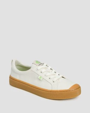 Buty Sportowe Damskie Cariuma Oca Low Gum Off-white Canvas