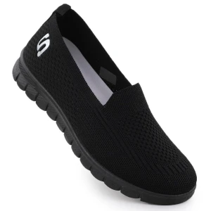 Buty sportowe damskie wsuwane czarne Potocki 16327