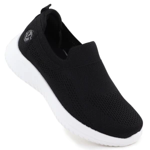 Buty sportowe damskie wsuwane czarne Vinceza 17367