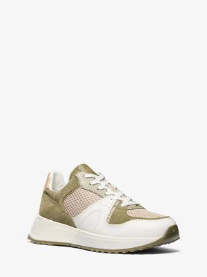 Buty sportowe Jaime z łączonych materiałów MICHAEL Michael Kors