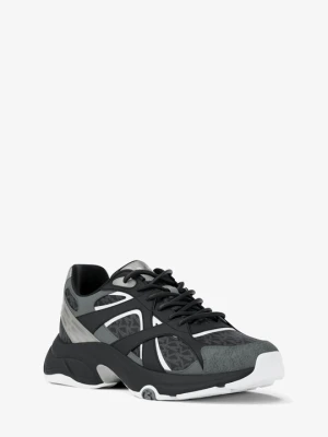 Buty sportowe Leo z łączonych materiałów Michael Kors CZARNY (Czarny)