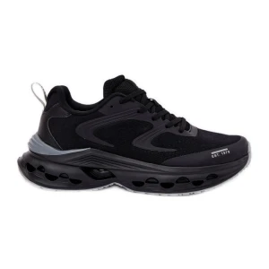 Buty Sportowe Męskie Na Platformie Big Star RR174022 Hi-Poly System Czarne