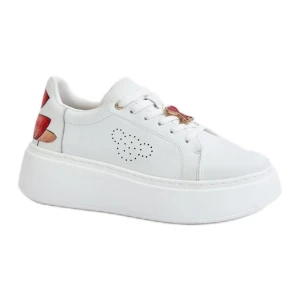 Buty Sportowe Model 89100 White - Step in style białe