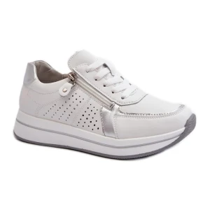 Buty Sportowe Model Ligustra 24SP08-6700 White - Step in style białe