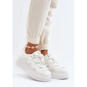 Buty Sportowe Model Vinali 55-22 White - Step in style białe