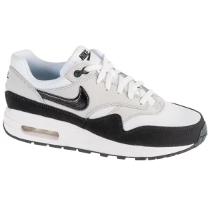 Buty Sportowe Nike Air Max 1 Bg Gs DZ3307-106 Biało-Czarne białe