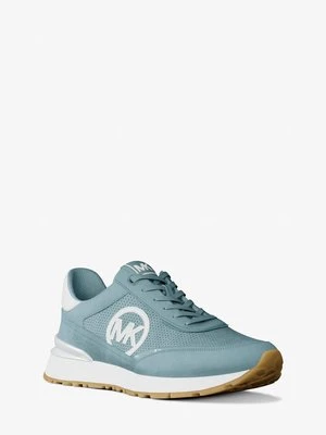 Buty sportowe Nova z perforowanego zamszu Michael Kors CHAMBRAY (Niebieski)