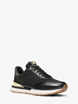 Buty sportowe Nova ze skóry i nylonu Michael Kors BRĄZOWY MULTIKOLOR (Brązowy)