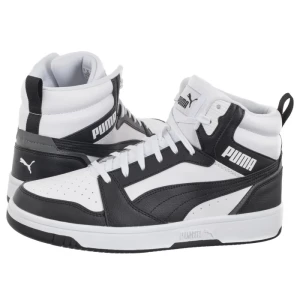 Buty sportowe Rebound v6 White-Black-Gray 392326-01 (PU587-b) Puma