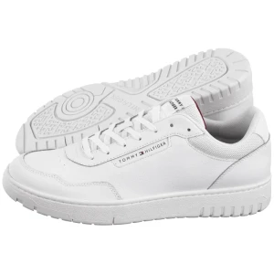 Buty Sportowe TH Basket Core Lth Pinperf White FM0FM05466 YBS (TH1263-a) Tommy Hilfiger