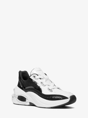 Buty sportowe Toni z łączonych materiałów Michael Kors niebieski