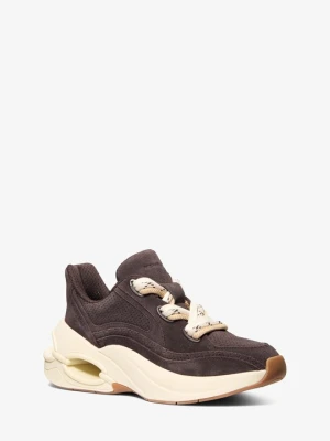 Buty sportowe Toni z zamszu Michael Kors CZEKOLADOWY (Brązowy)