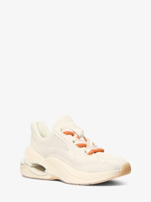 Buty sportowe Toni z zamszu Michael Kors KREMOWY (Naturalny)