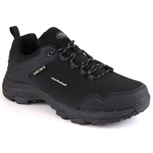 Buty sportowe trekkingowe młodzieżowe softshell czarne American Club