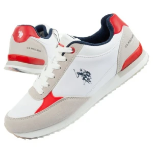 Buty sportowe U.S. Polo ASSN. UP21M48062-WHI-RED01 białe