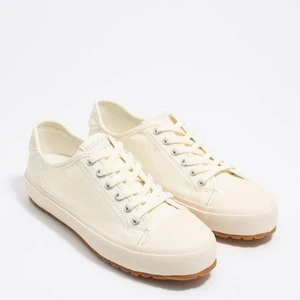 Buty sportowe wulkanizowana podeszwa canvas białe BIMBA Y LOLA