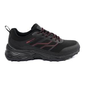 Buty sportowe z czerwonymi wstawkami DK czarne
