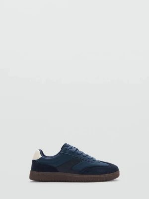 Buty sportowe z połączenia materiałów niebieski - Teen - MANGO TEEN