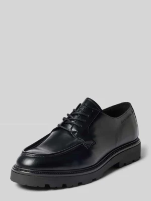 Buty sznurowane z naturalnej skóry bydlęcej Marc O'Polo Czarny